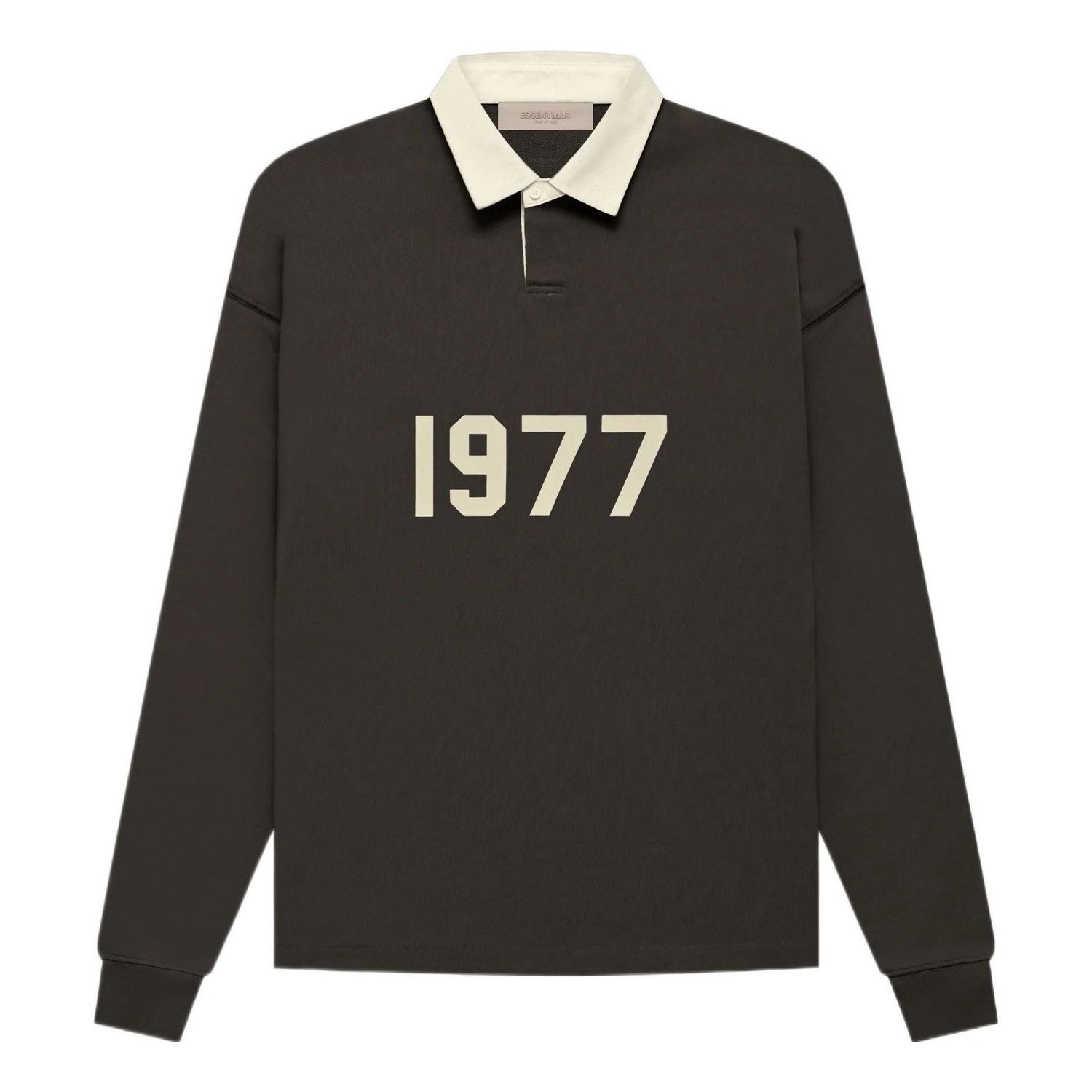 Polo tričko Fear of God Essentials FW22 Henley Rugby Polo Čierna | FOG-FW22-366, 0