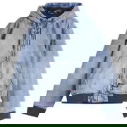 Hooded Denim Jacket, Size Large