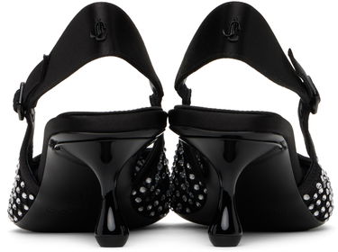 Tenisky a topánky Jimmy Choo Jimmy Choo Amel 50 Crystal Slingback Heels Čierna | AMEL 50 QHS, 1