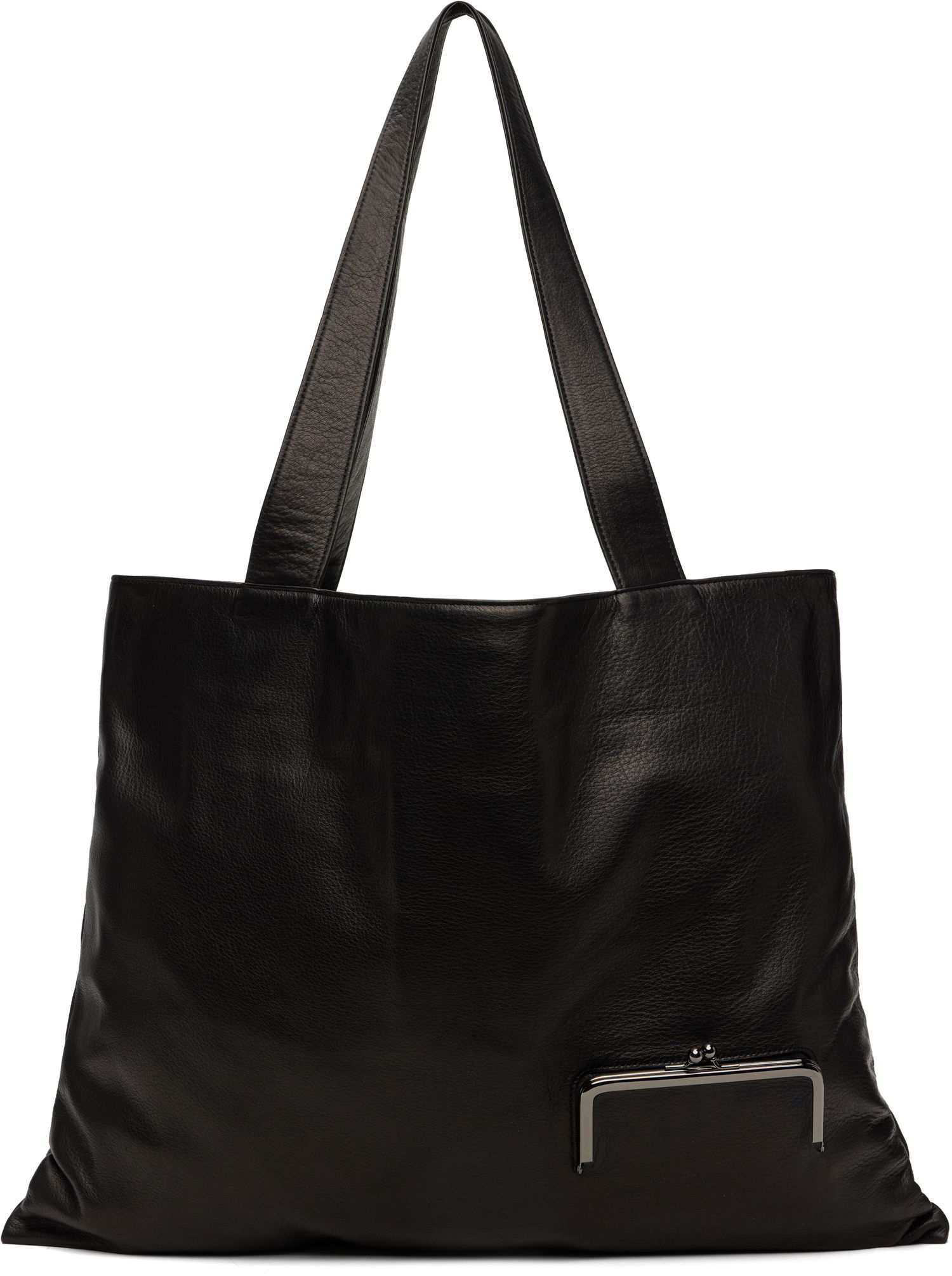 Tote bag Yohji Yamamoto YOHJI YAMAMOTO Coin Purse Tote Čierna | DP-I03-785, 0