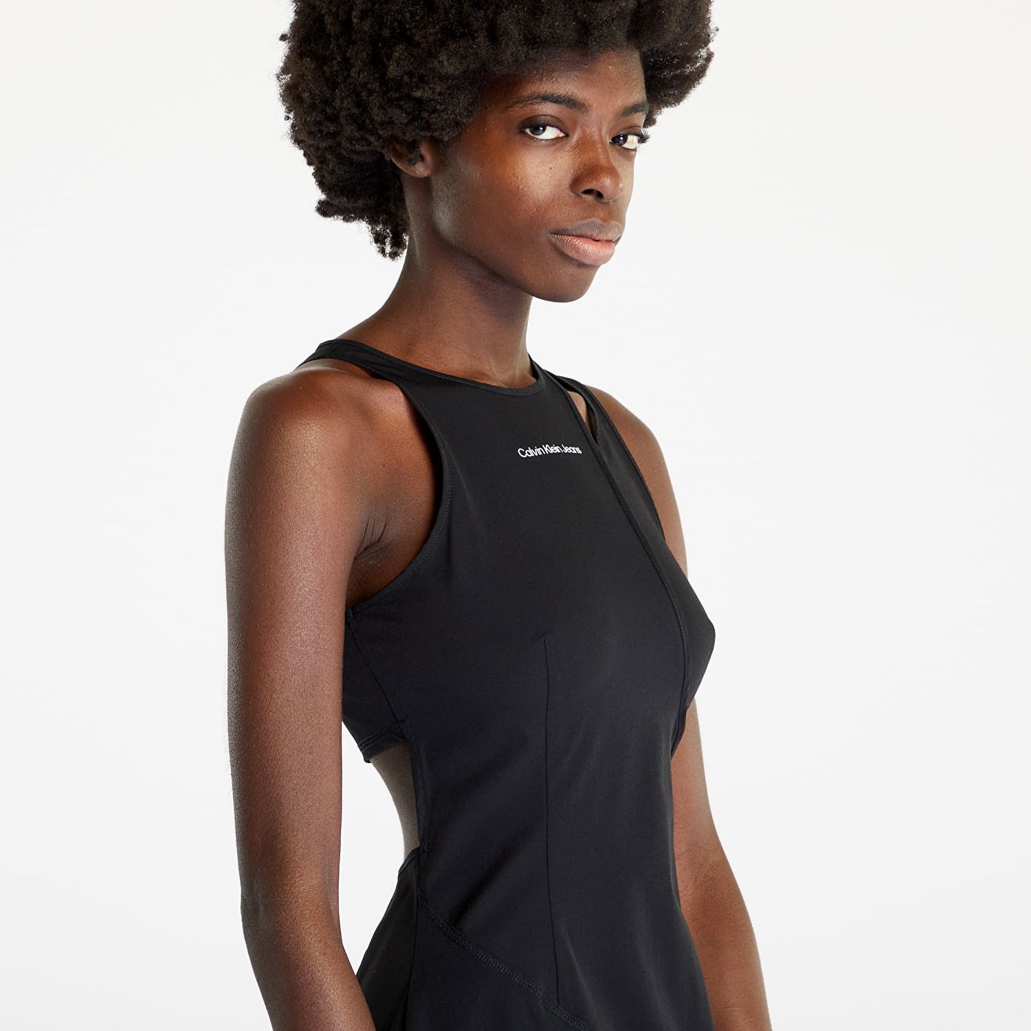 Šaty CALVIN KLEIN Wrapping Cut Out Dress Čierna | J20J220760 BEH, 1
