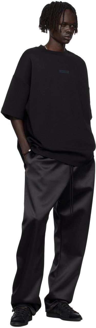 Tričko Fear of God ESSENTIALS 90s Fit Piqué Crewneck T-shirt Čierna | 125SP254410F, 3