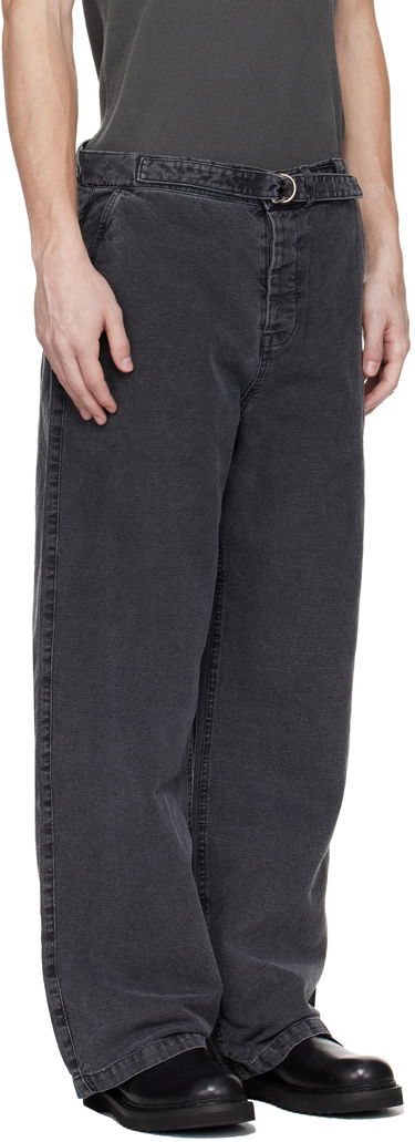 Nohavice OUR LEGACY Our Legacy Stern Chino Trousers Čierna | M2254SB, 1