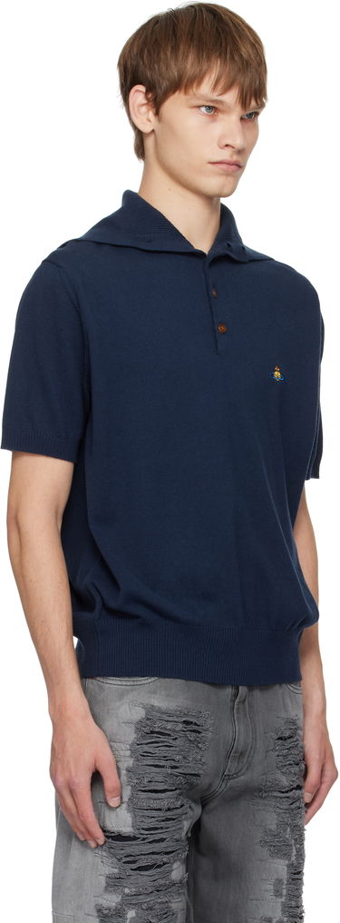 Polo tričko Vivienne Westwood Vivienne Westwood Alex Knit Polo Čierna | 2701001P-Y001V-, 4