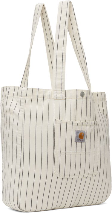 Tote bag Carhartt WIP Hendry Striped Tote Bag Biela | I034788, 1