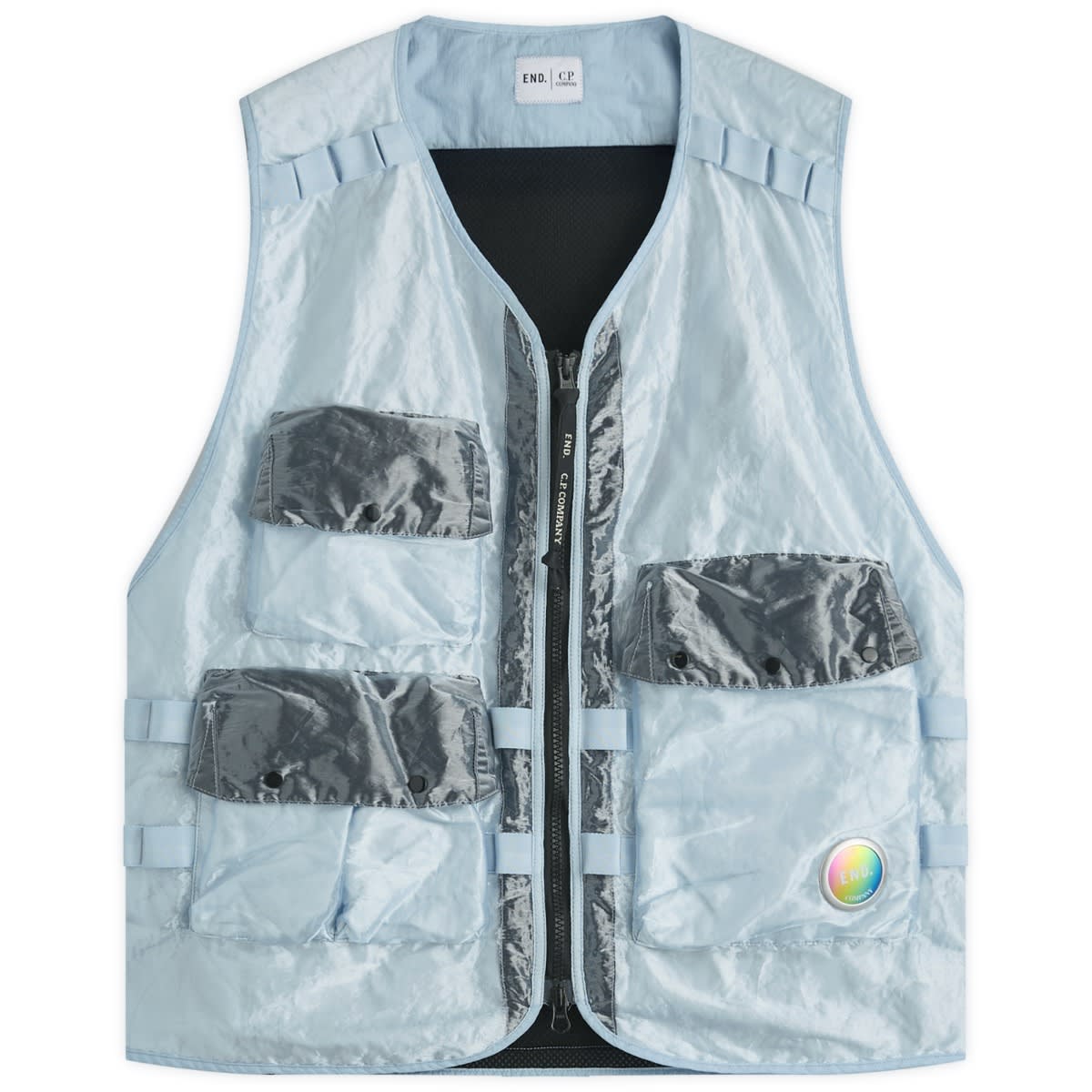 Vesta C.P. Company END. x Kan-D Technical Vest Tyrkysová | 19CSVE033A, 1