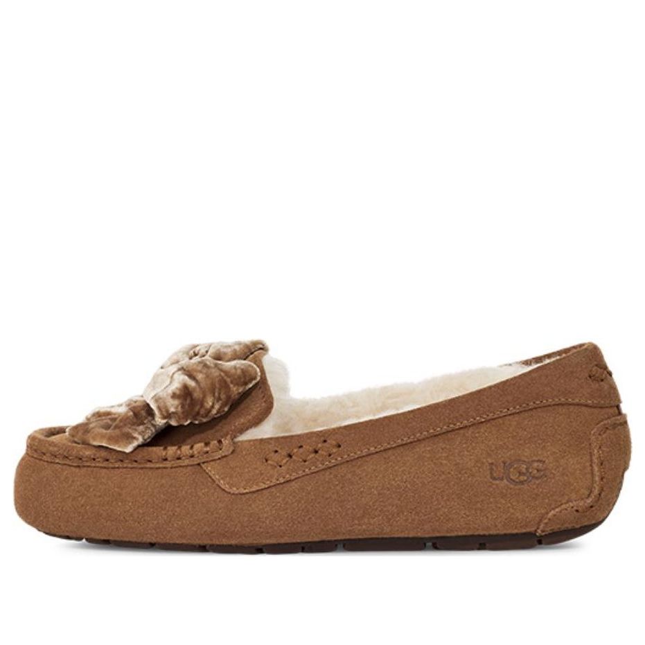 Tenisky a topánky UGG Leisure Fluff Bow Mini Loafers Hnedá | 1138650, 0