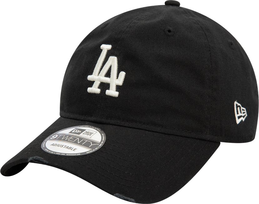 Šiltovka New Era LA Dodgers Distressed 9TWENTY Adjustable Cap Čierna | 60595229-60595229