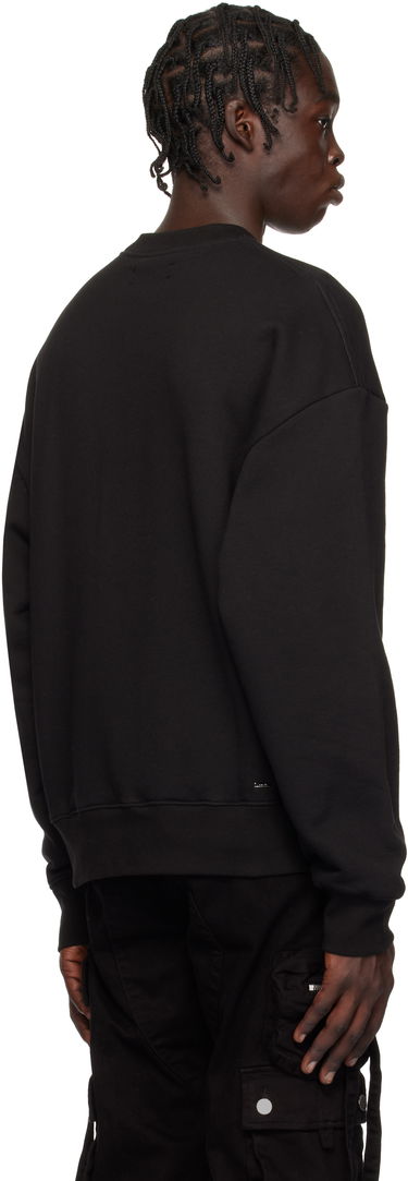Mikina AMIRI Oval Logo Oversized Sweatshirt Čierna | AMJYCW1052, 2