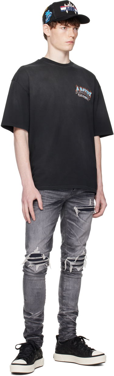 Tričko AMIRI AMIRI Sunny Place Oversized T-Shirt Čierna | AMJYTE1210, 3