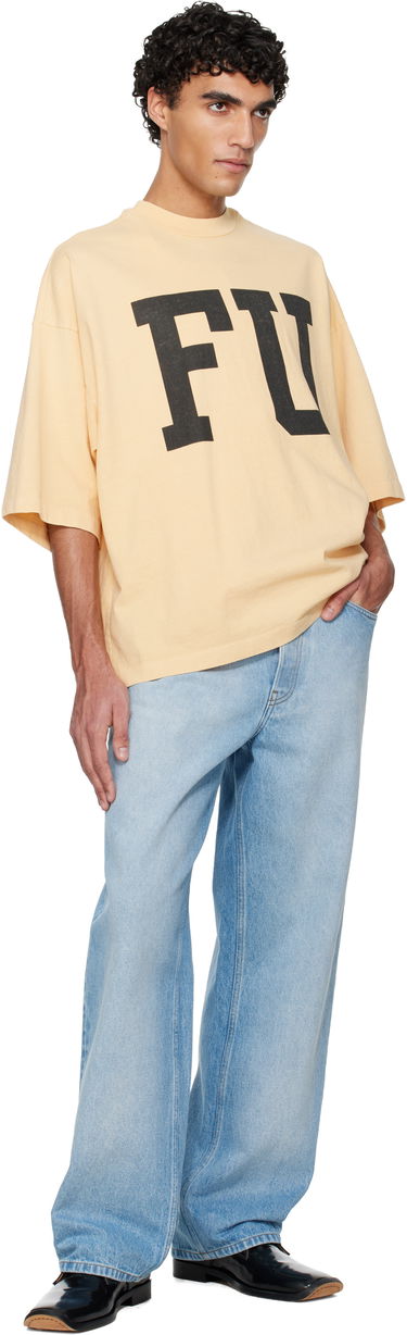 Tričko Fear of God Fear of God Relaxed 'FU' T-shirt Žltá | FG25FW10-10310HWJ-708, 3