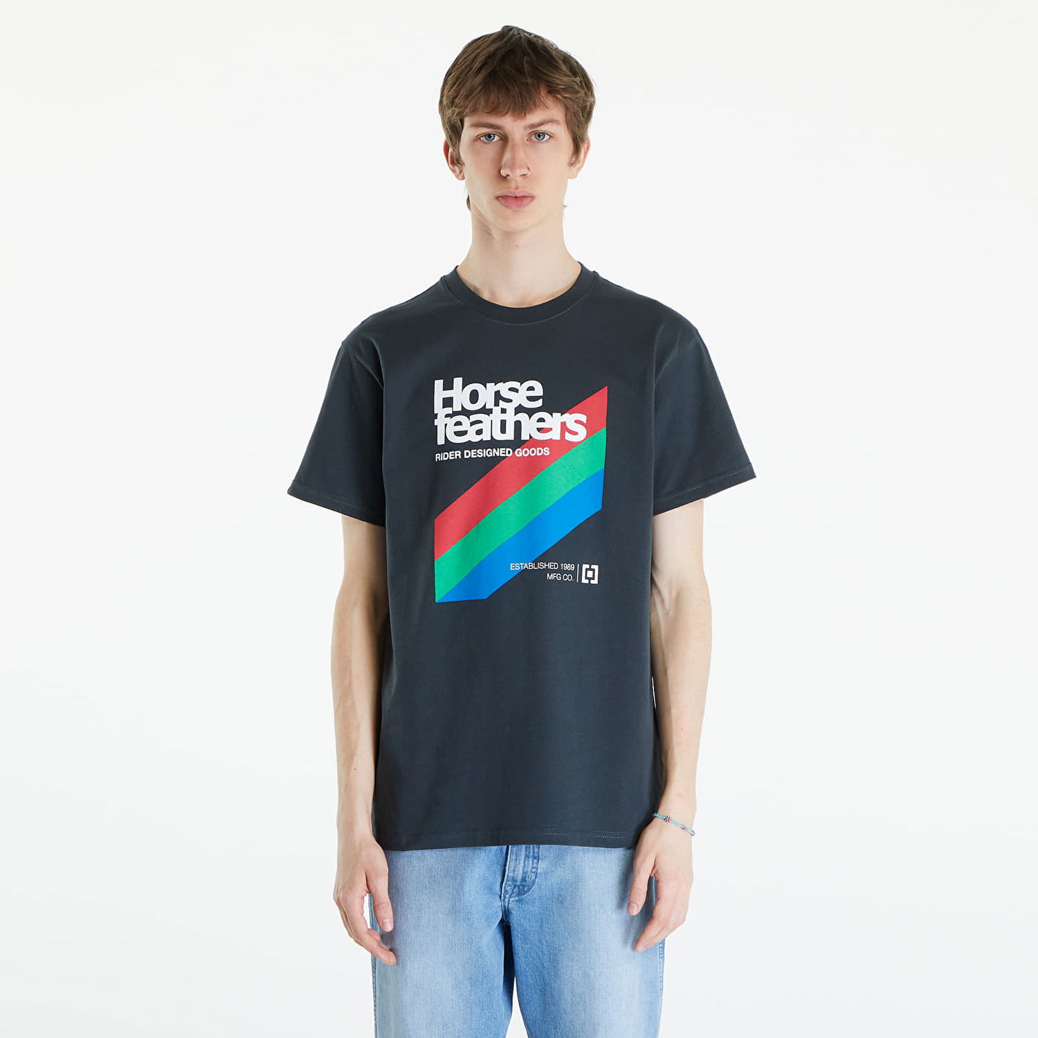 Tričko Horsefeathers VHS T-Shirt Gray Čierna | SM1339C, 0