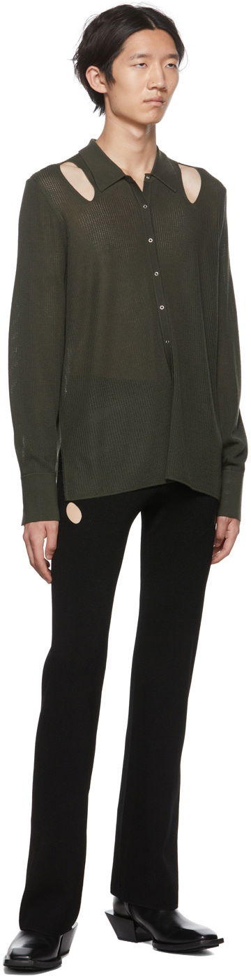 Košeľa Dion Lee Cutout Long Sleeve Cardigan Zelené | C7088P22, 3