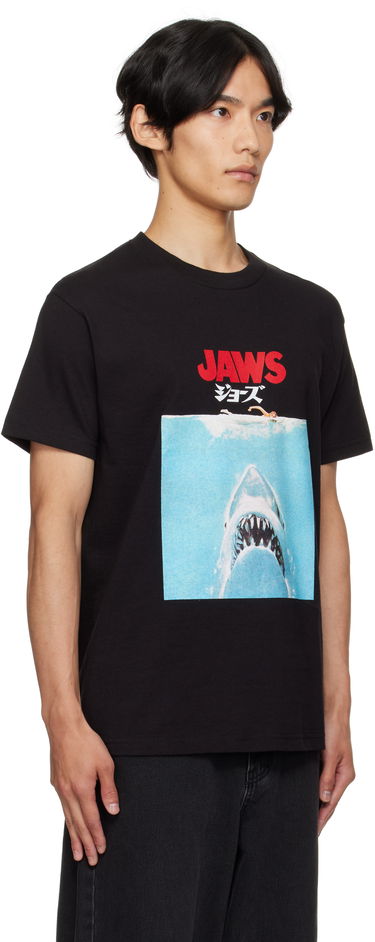 Tričko WACKO MARIA WACKO MARIA 'Jaws' Graphic Crew Neck T-Shirt Čierna | JAWS-WM-TEE01, 1
