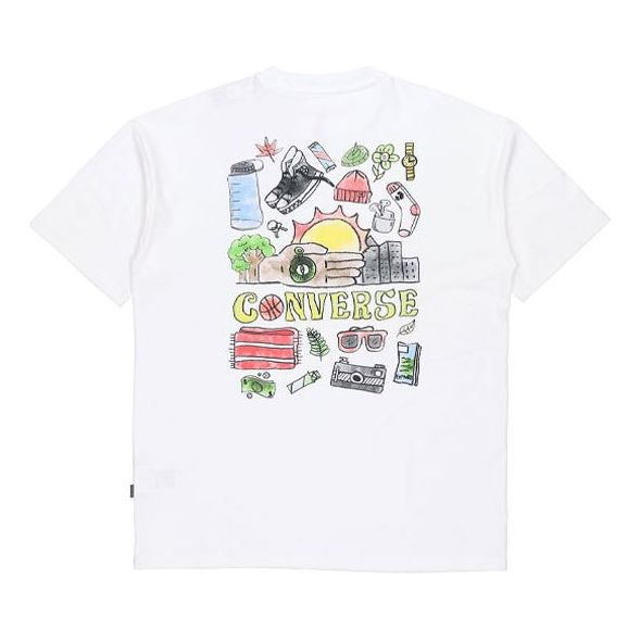 Tričko Converse Converse Daylight Kit Graphic T-Shirt Biela | 10022038-A01