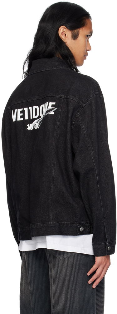 Bunda We11done We11done 1506 Trucker Denim Jacket Čierna | WD-DJ1-23-913-U-BK, 2
