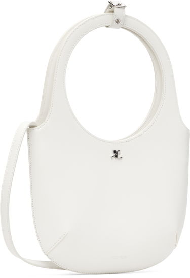 Taška cez rameno Courrèges Courrèges Holy Leather Shoulder Bag Biela | 325GSA102CR0065, 1