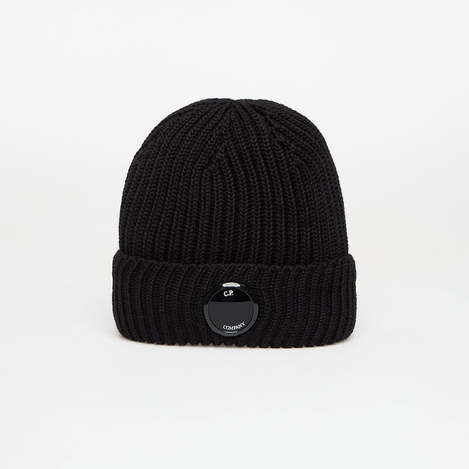 Kulicha C.P. Company Ribbed Knit Cap Čierna | RFCMAC739A005509A-999, 0