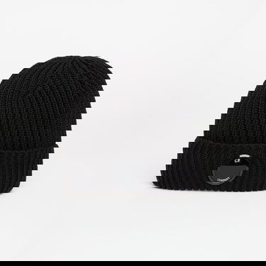 Kulicha C.P. Company Ribbed Knit Cap Čierna | RFCMAC739A005509A-999, 0