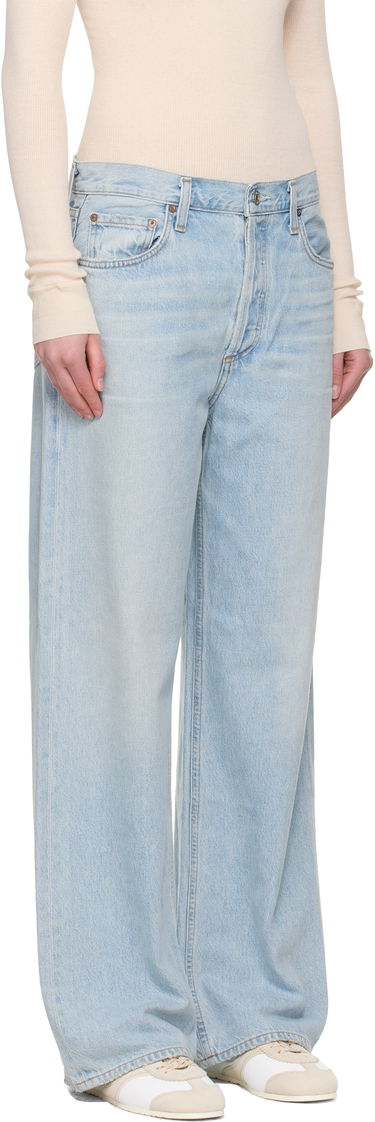 Džínsy AGOLDE AGOLDE Wide Low Slung Jeans Modrá | A9079B-1601, 1