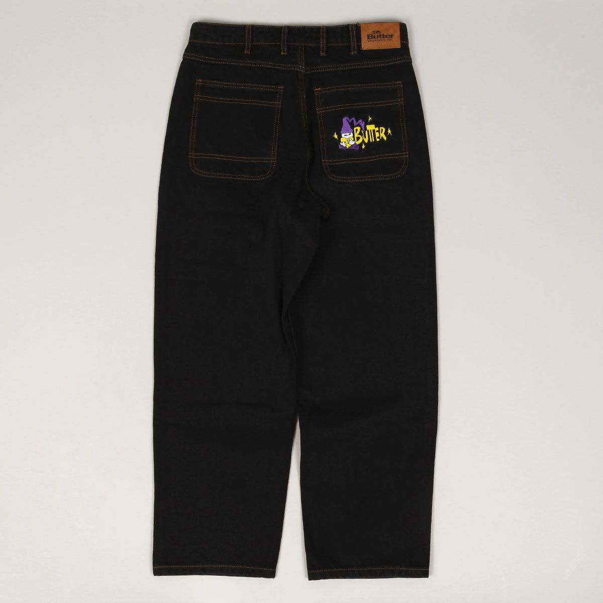 Džínsy Butter Goods Wizard Denim Pants Čierna | butter-goods-wizard-denim-pants-washed-black, 0