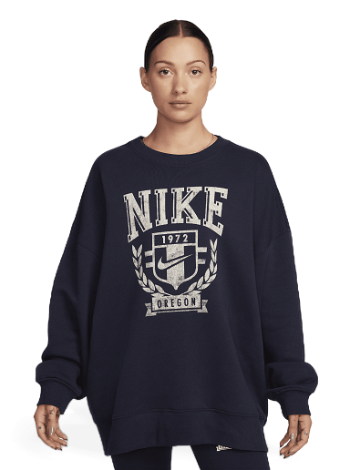 Nike Sportswear Oversized Fleece Crew-Neck Sweatshirt FZ0226-451