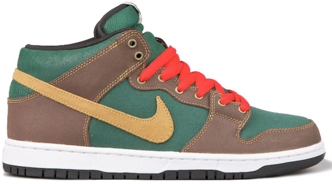 Tenisky a topánky Nike SB SB Dunk Mid Patagonia Zelené | 314383-302, 0