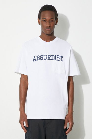 Tričko Engineered Garments Printed Cross T-Shirt Printed Biela | OR424.NP106, 0
