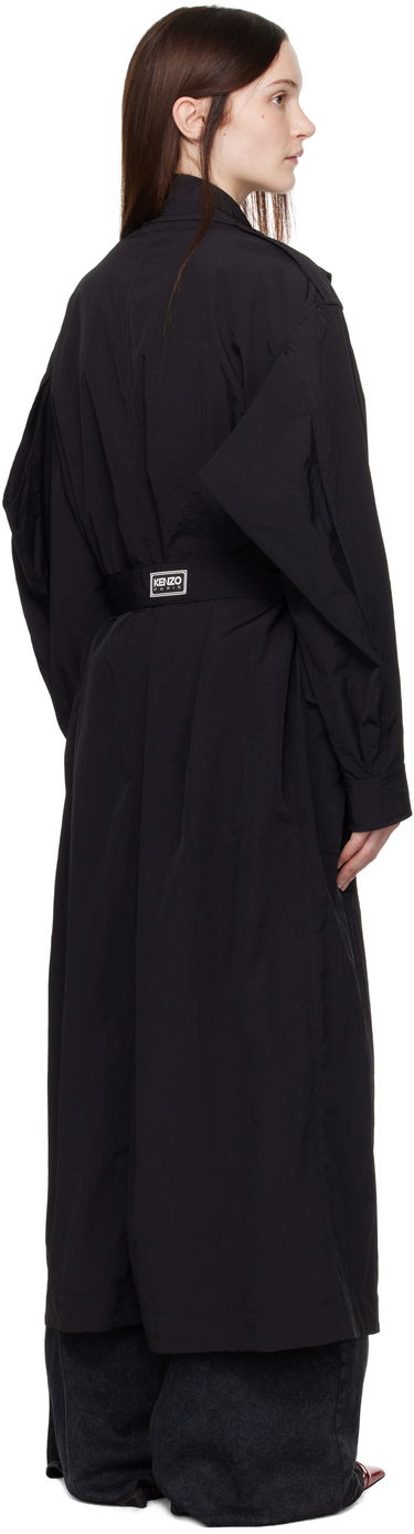 Trenčkot KENZO Kenzo Paris Kimono Sleeves Long Trench Coat Čierna | FF52MA2249OK, 2