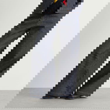 Džínsy YMC YMC Courtney Wide Leg Jeans Modrá | Q4ZAG-40, 2