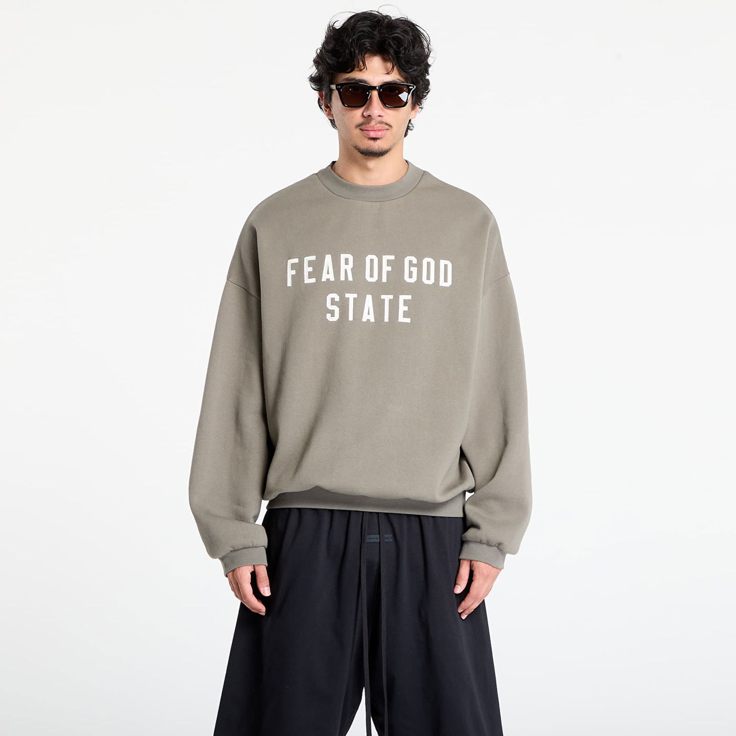 Mikina Fear of God Fear of God Essentials 90's Crewneck Sweatshirt Zelené | 192SP256557F-245, 0