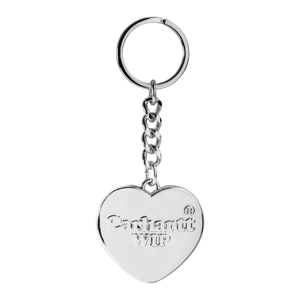 Kľúčenka Carhartt WIP Heart Keychain Metalická | I034903_2, 0