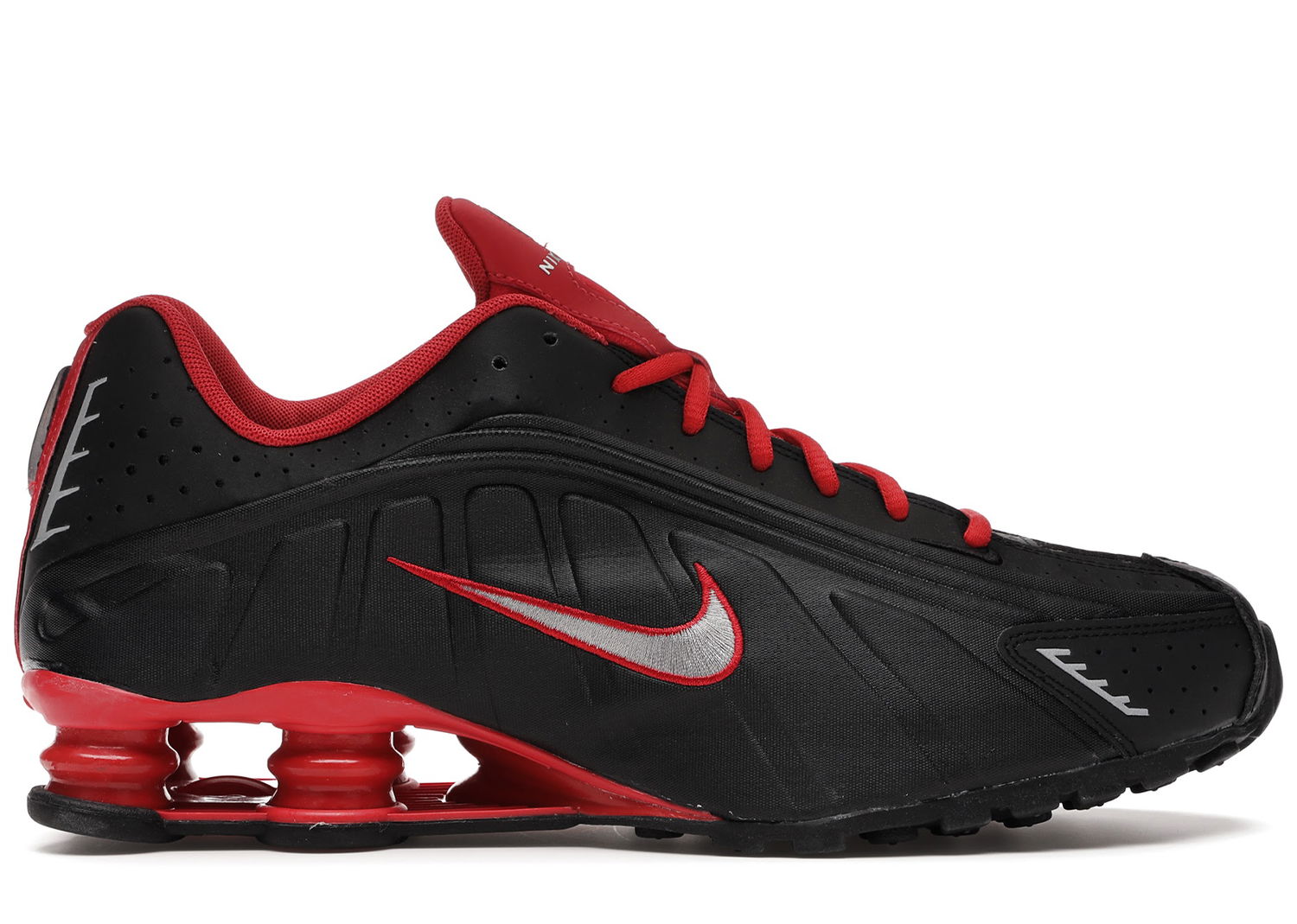Tenisky a topánky Nike Shox R4 Black Metallic Silver Red Čierna | 104265-049, 0