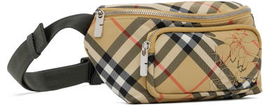 Ľadvinka Burberry Burberry Small Check Belt Bag Béžová | 8106714, 1