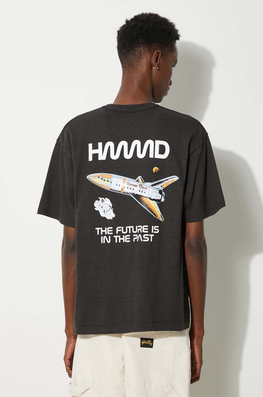 Tričko Human Made Graphic Print T-Shirt Čierna | HM27TE011, 0