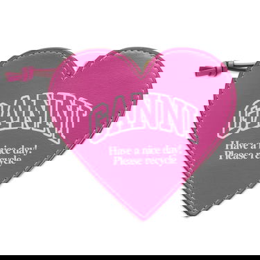 Peňaženka GANNI Funny Heart Zip Coin Purse Ružová | A5468-483, 0