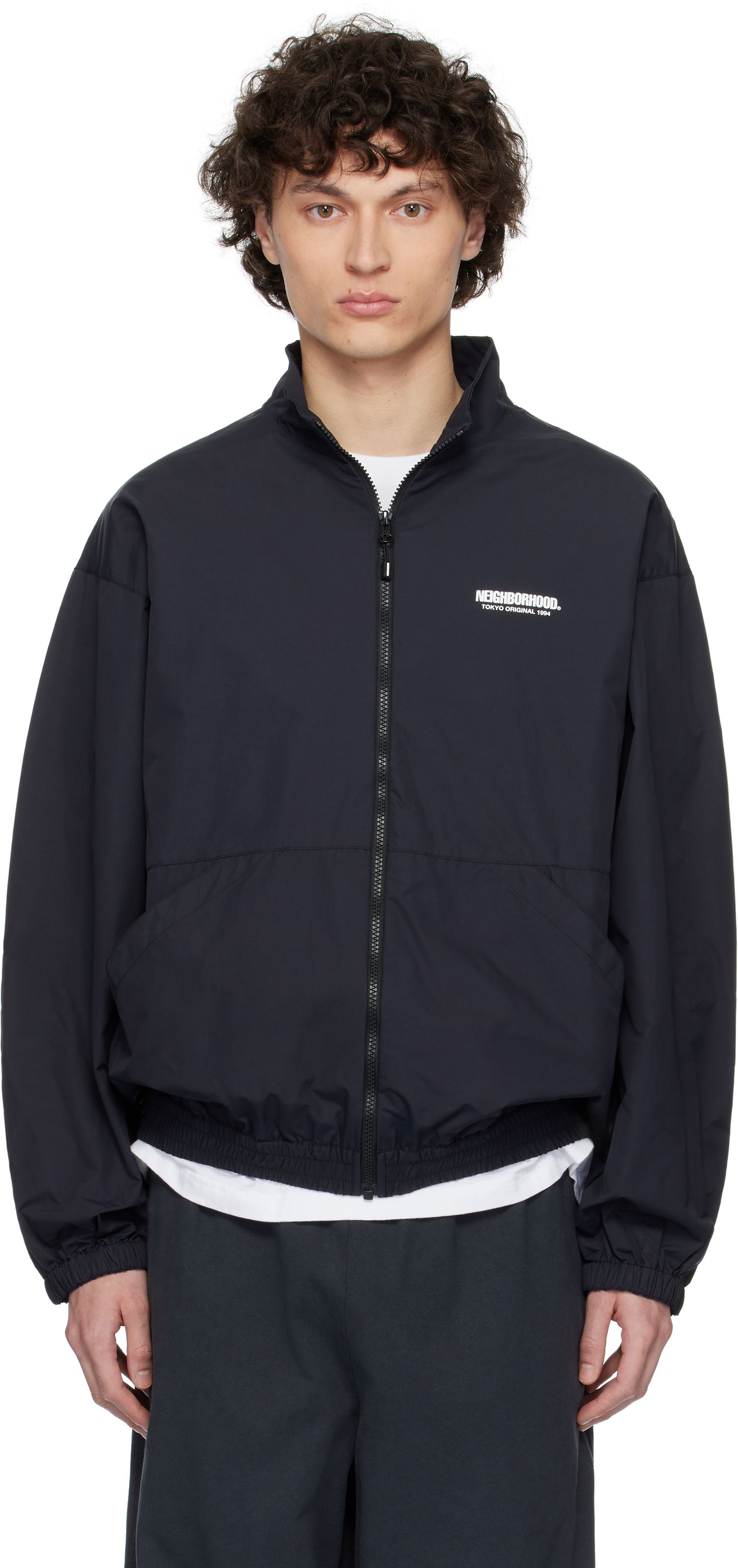 Vetrovka Neighborhood Neighborhood Water-Repellent Track Jacket Čierna | 251TSNH-JKM06, 0