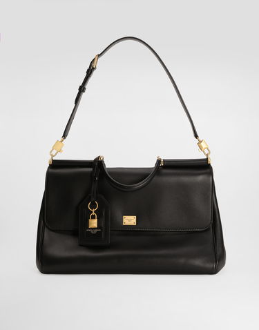 Kabelka Dolce & Gabbana Dolce & Gabbana My Sicily Plongé Calfskin Handbag Čierna | BB7814B732180999, 2