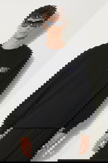 Mikina Awake NY Awake NY Awake Crewneck Cotton Sweatshirt with Logo Čierna | SP24.CN002, 0