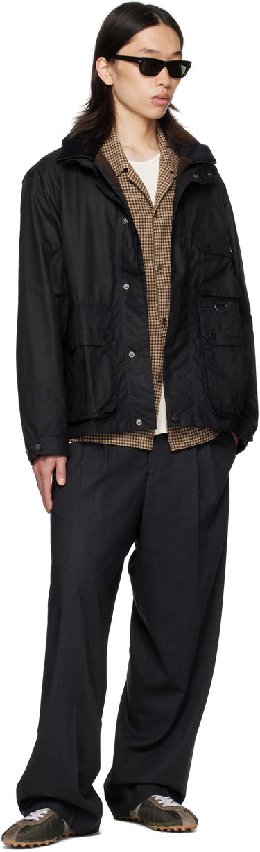 Bunda Barbour Re-Engineered Utility Bedale Waxed Jacket Čierna | MWX2483BK71, 3