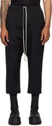 Rick Owens Concordians Forever Drawstring Cropped Trousers