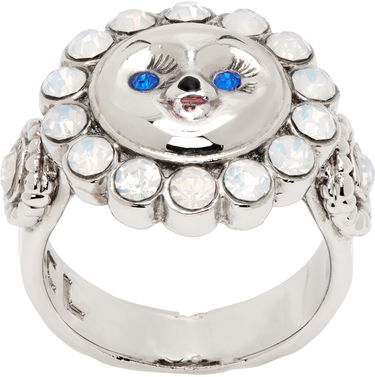 Prsteň Chopova Lowena Crystal Embellished Silver Ring Metalická | 6455, 0