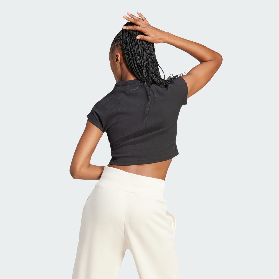 adidas Sportswear Lounge Ribbed Crop