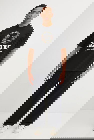 Tričko AAPE by A Bathing Ape Basic Ape Head Camo Logo T-Shirt Čierna | AAPTEM1640XXO, 4