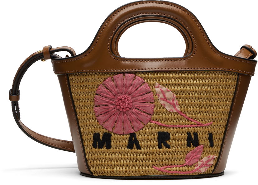 Tote bag Marni Woven Tropicalia Micro Tote Rôznofarebný | BMMP0067Q4 P7398