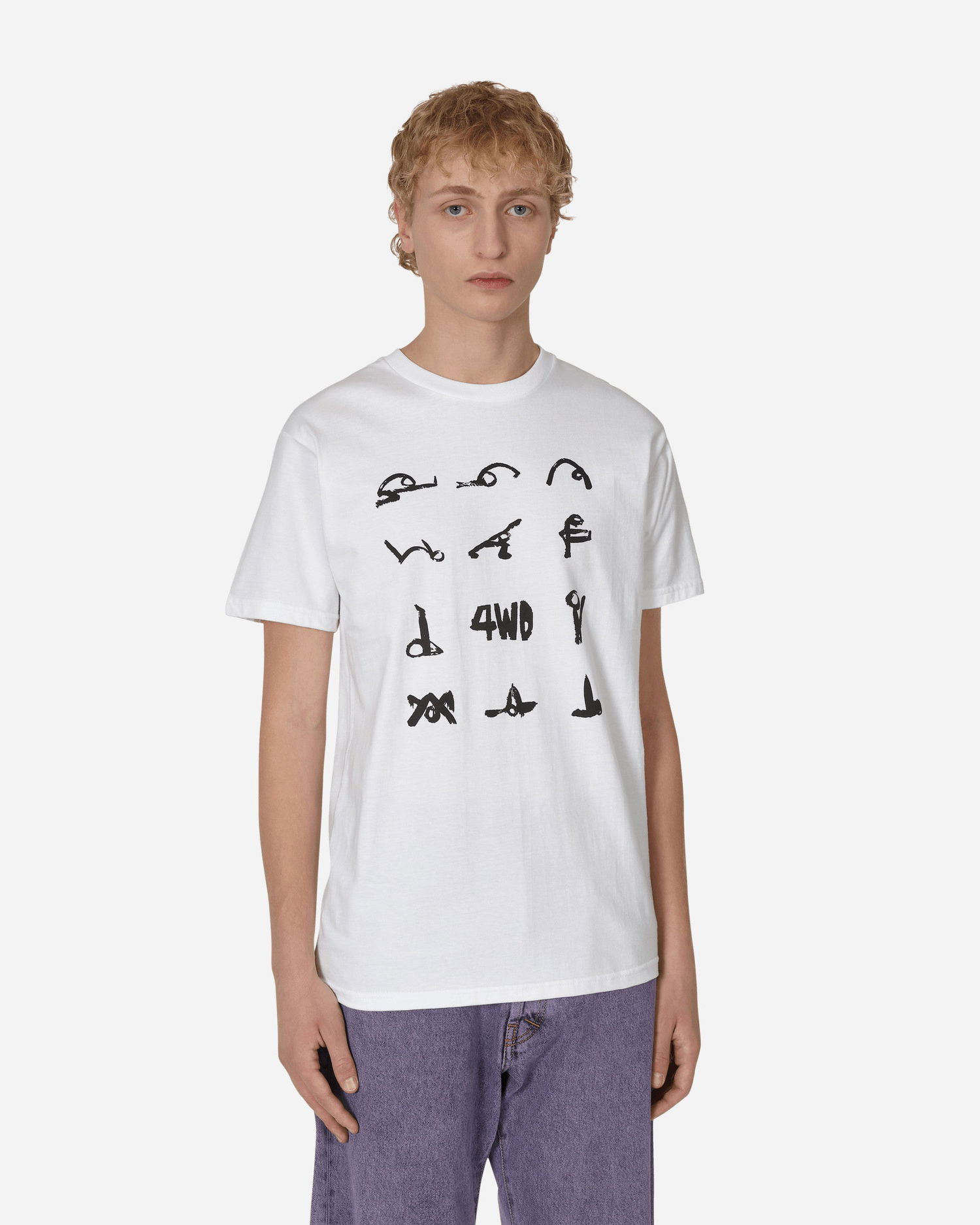 Tričko 4 WORTH DOING Meditation Flow T-Shirt Biela | 4WDF22T3 WHITE, 0