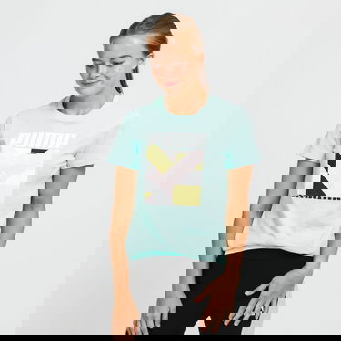 Tričko Puma International Graphic Tee Tyrkysová | 531658 79, 0