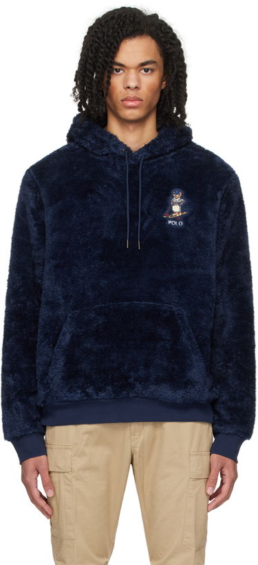 Mikina Polo by Ralph Lauren Bear Hoodie Navy | 710930550002, 0