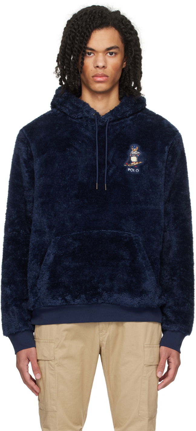 Mikina Polo by Ralph Lauren Bear Hoodie Navy | 710930550002, 0