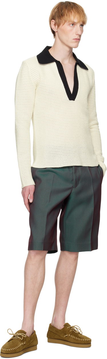 Šortky Jil Sander Jil Sander Virgin Wool Shorts Zelené | J21KA0256_J40221, 3